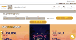 Desktop Screenshot of penskechevyindy.com